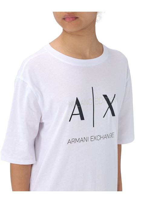 T-dress with logo print in ASV organic cotton ARMANI EXCHANGE | dress | 3DYA79 YJ3RZ1000